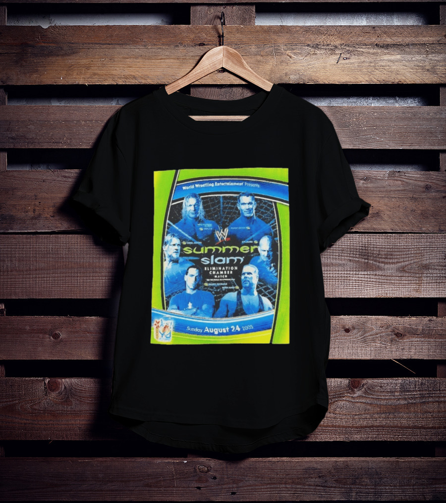 WWE SummerSlam 2003 Elimination Chamber Match T-Shirt