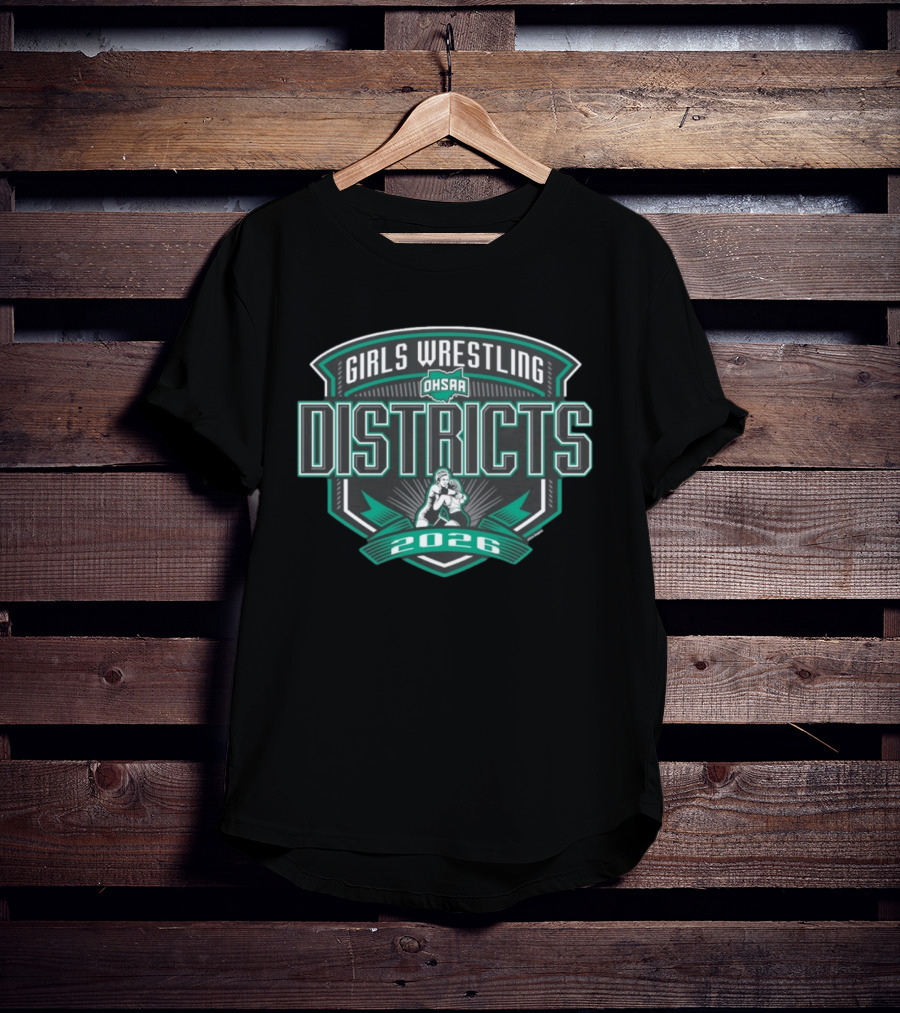 2026 OHSAA Girls Wrestling Districts Competition T-Shirt