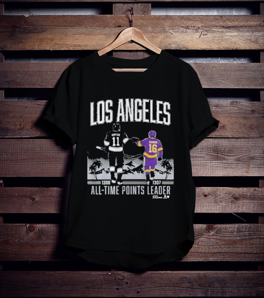 Los Angeles Anze Kopitar Marcel Dionne All Time Points Leader 1989 1997 T-Shirt