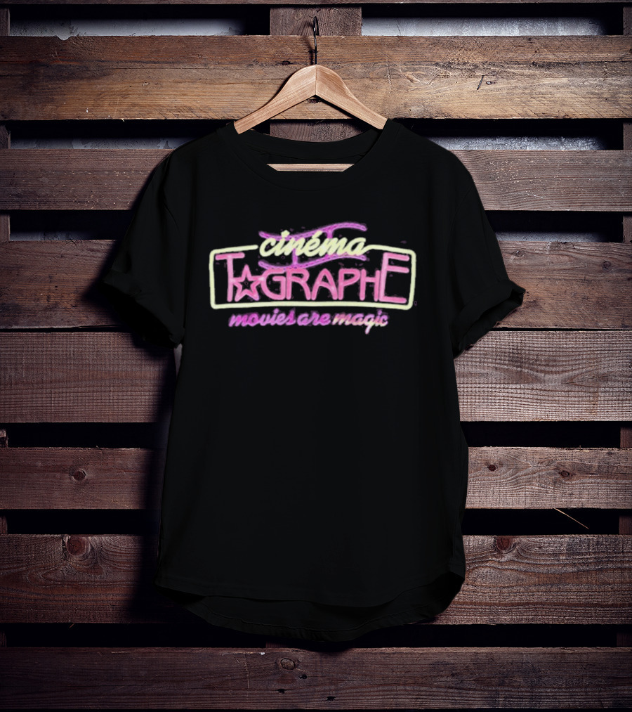 Cinématographe Movies Are Magic Retro Cinema Aesthetic T-Shirt