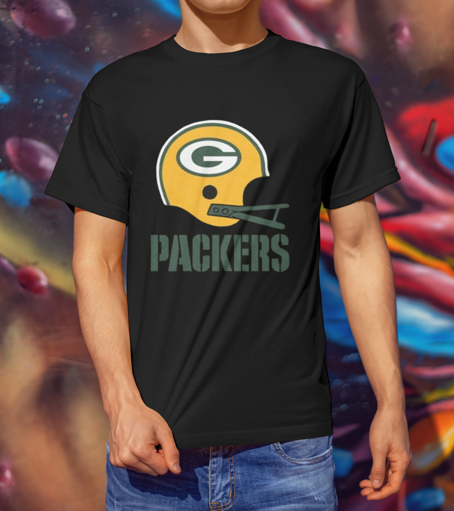 Green Bay Packers Helmet G Icon Packers T-Shirt