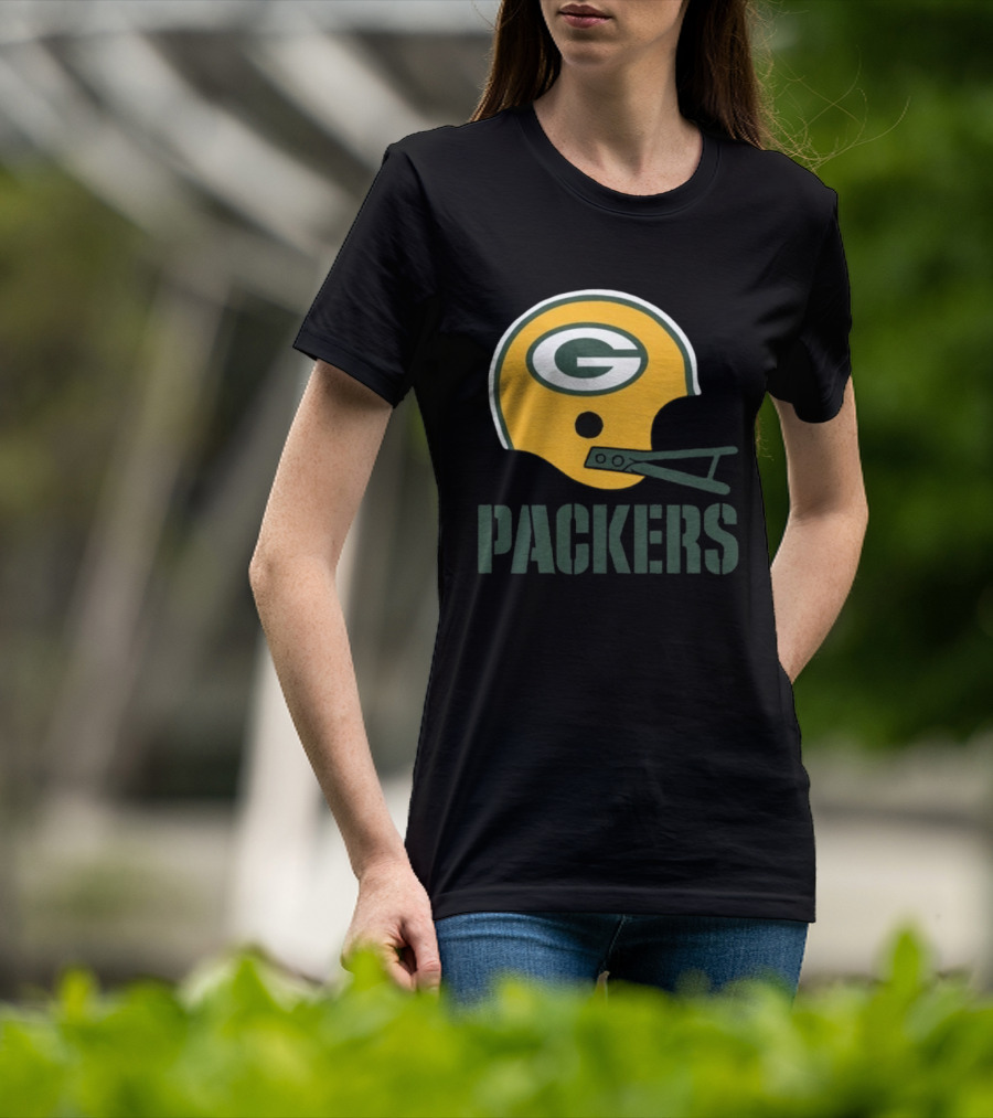 Green Bay Packers Helmet G Icon Packers T-Shirt