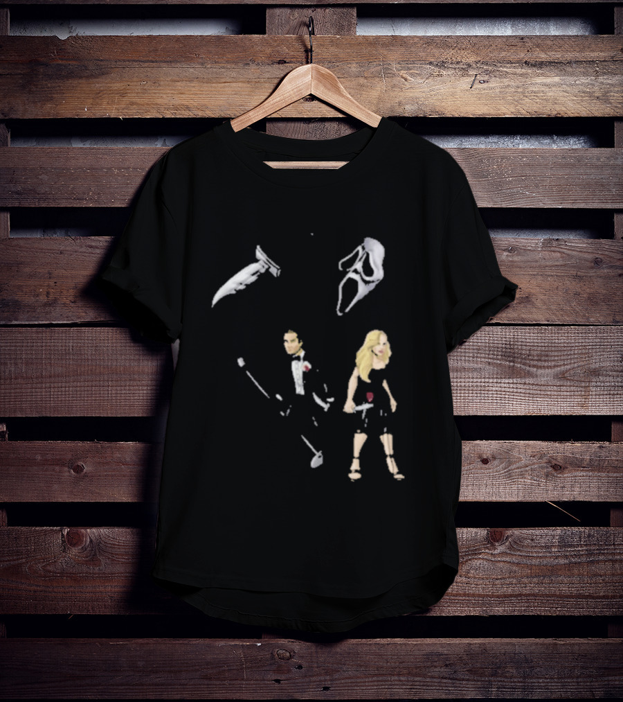 Ice Nine Kills McKenna Grace Horror Collaboration With Knives And Masks T-Shirt
