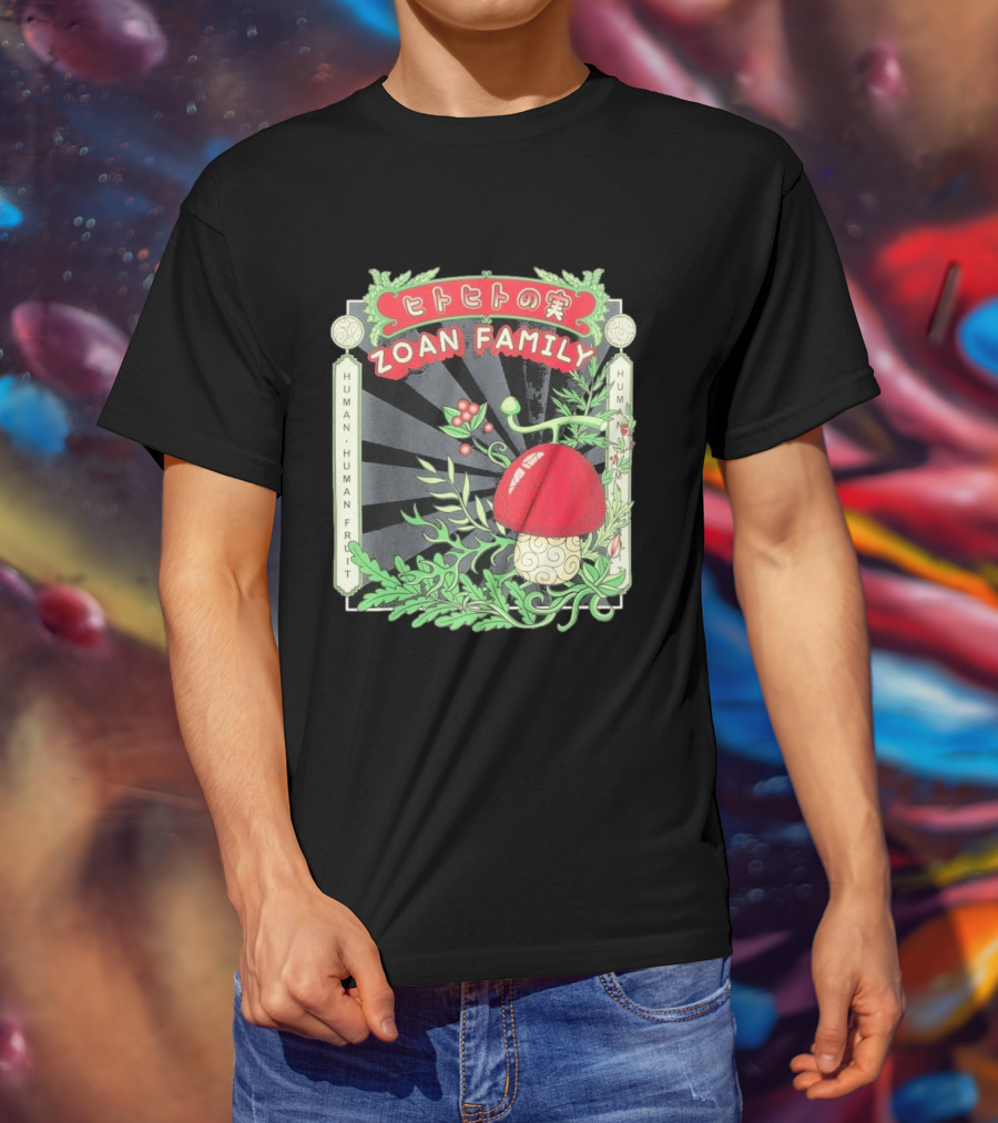 One Piece Celio Noir Homme Tony Tony Chopper Zoan Family Human Human Fruit T-Shirt