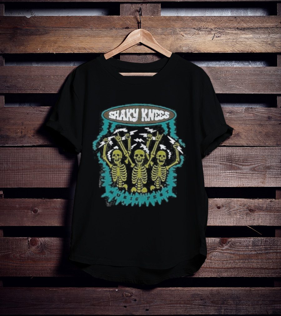 Shaky Knees Festival Neon Skeleton Trio T-Shirt
