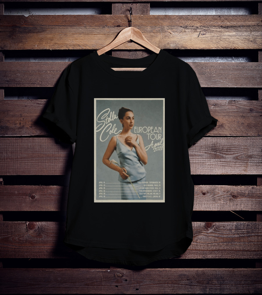 Stella Cole European Tour April 2026 Tivoli Gardens Blue Note Kings Place T-Shirt
