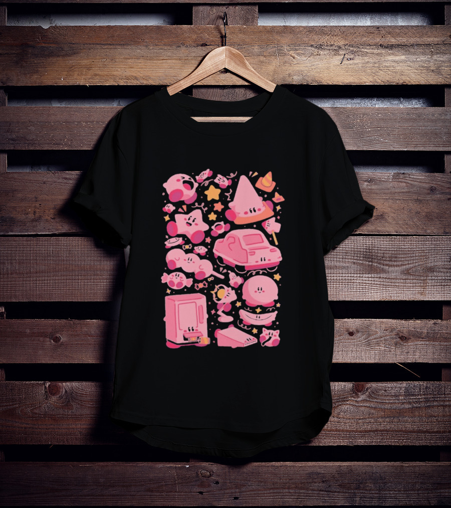 Pink Overload Arigatees Studio Whimsical Cute Cartoons T-Shirt