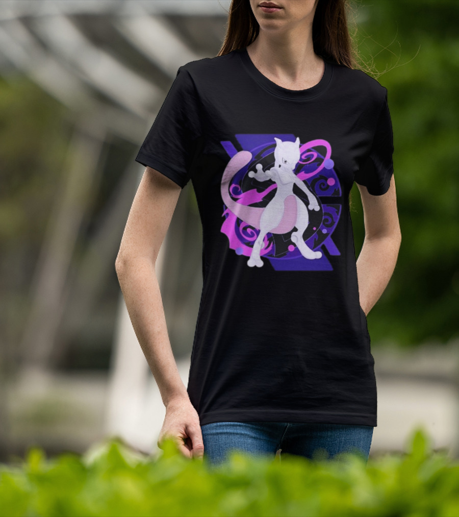 Mewtwo Pokemon Go Fest 2026 Psychedelic T-Shirt