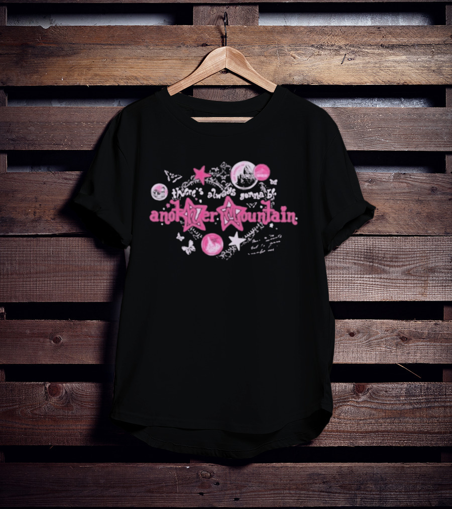 Another Mountain Star Pink Moon T-Shirt