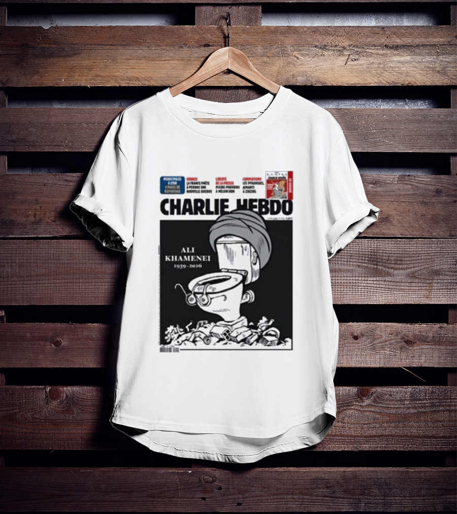 Charlie Hebdo Khamenei Cover Toilet Humour Edition T-Shirt
