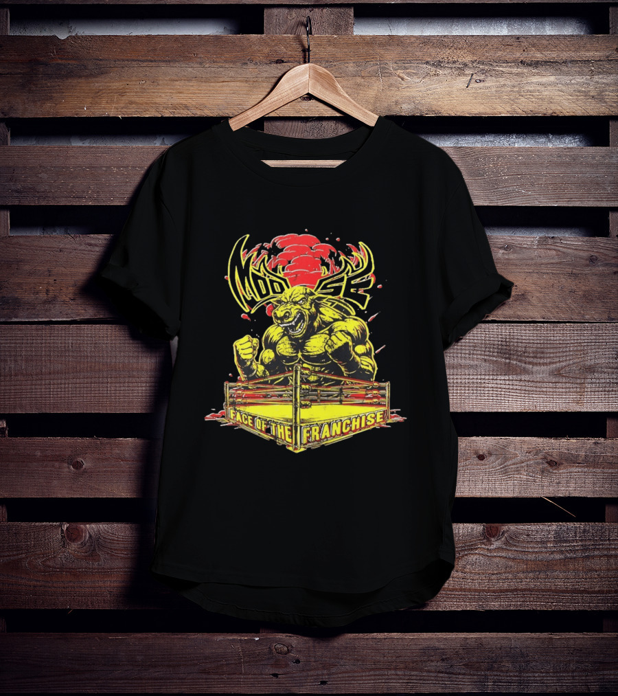 Moose Rage Face Of The Franchise Wrestling Ring T-Shirt