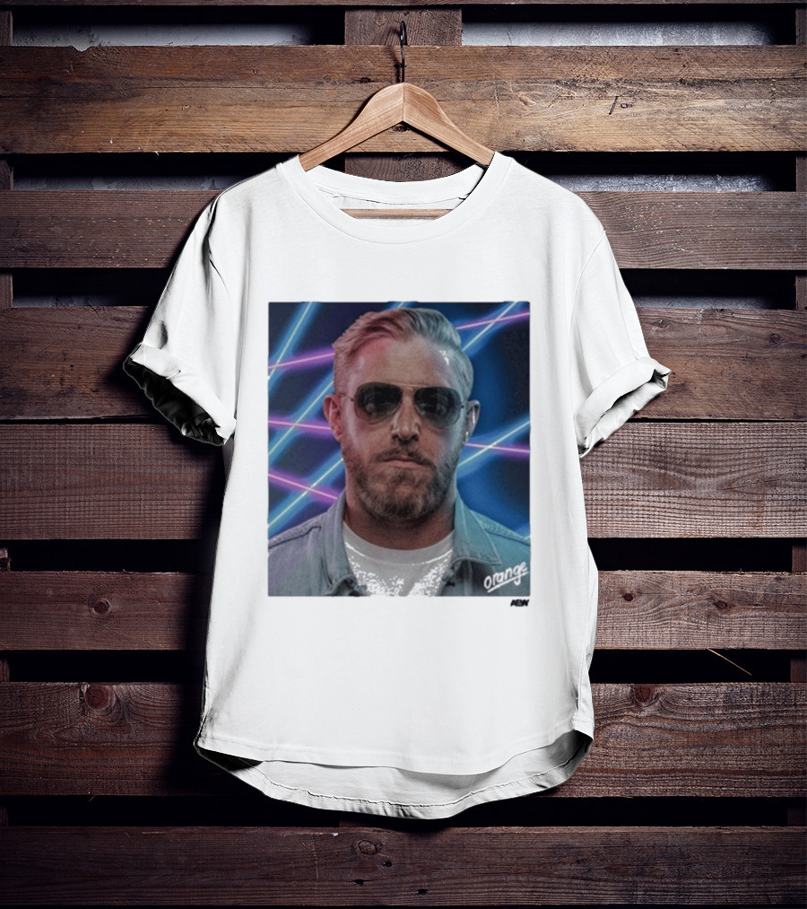Orange Cassidy Yearbook 90's Neon Laser T-Shirt