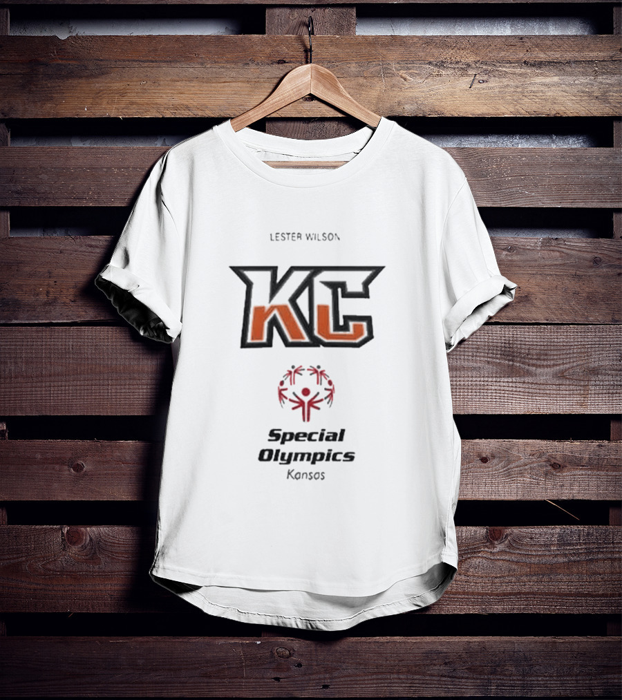 Lester Wilson KC Special Olympics Kansas T-Shirt