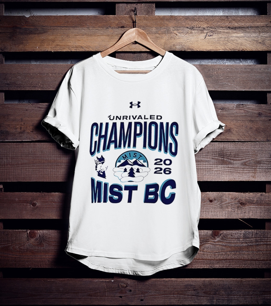 Unrivaled Champions 2026 Mist BC Under Armour T-Shirt