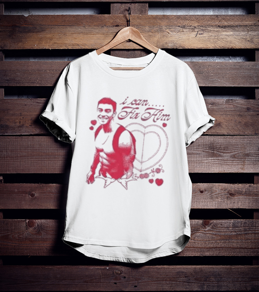 Luigi Mangione I Can Fix Him Heart And Roses T-Shirt