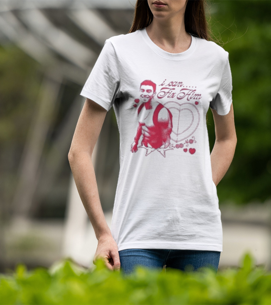 Luigi Mangione I Can Fix Him Heart And Roses T-Shirt