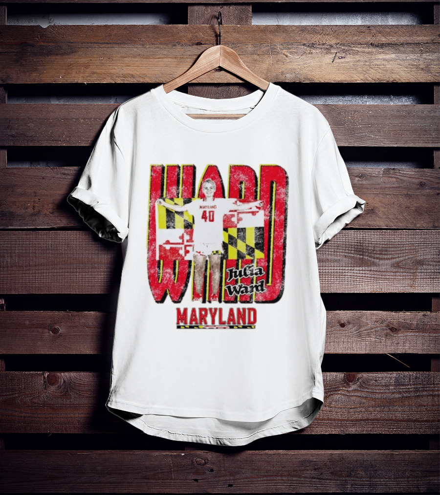 Maryland Terrapins Julia Ward 40 Player T-Shirt