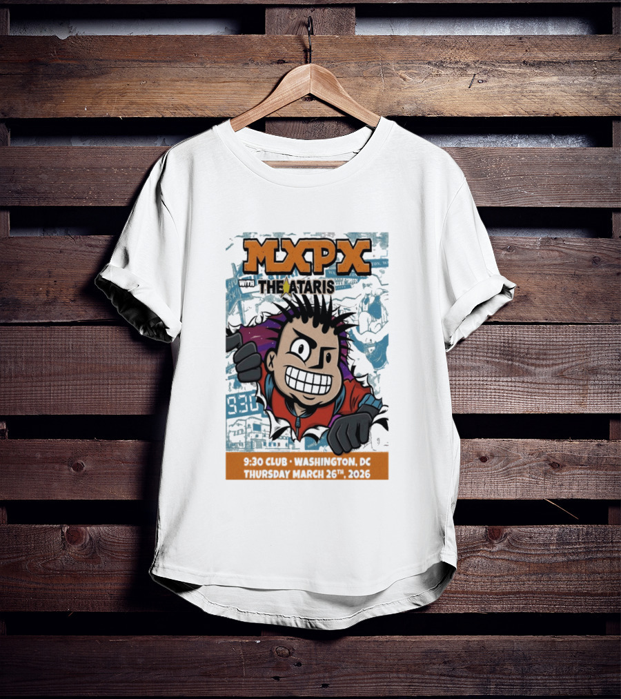 Mxpx With The Ataris 9 30 Club Washington DC March 26 2026 T-Shirt