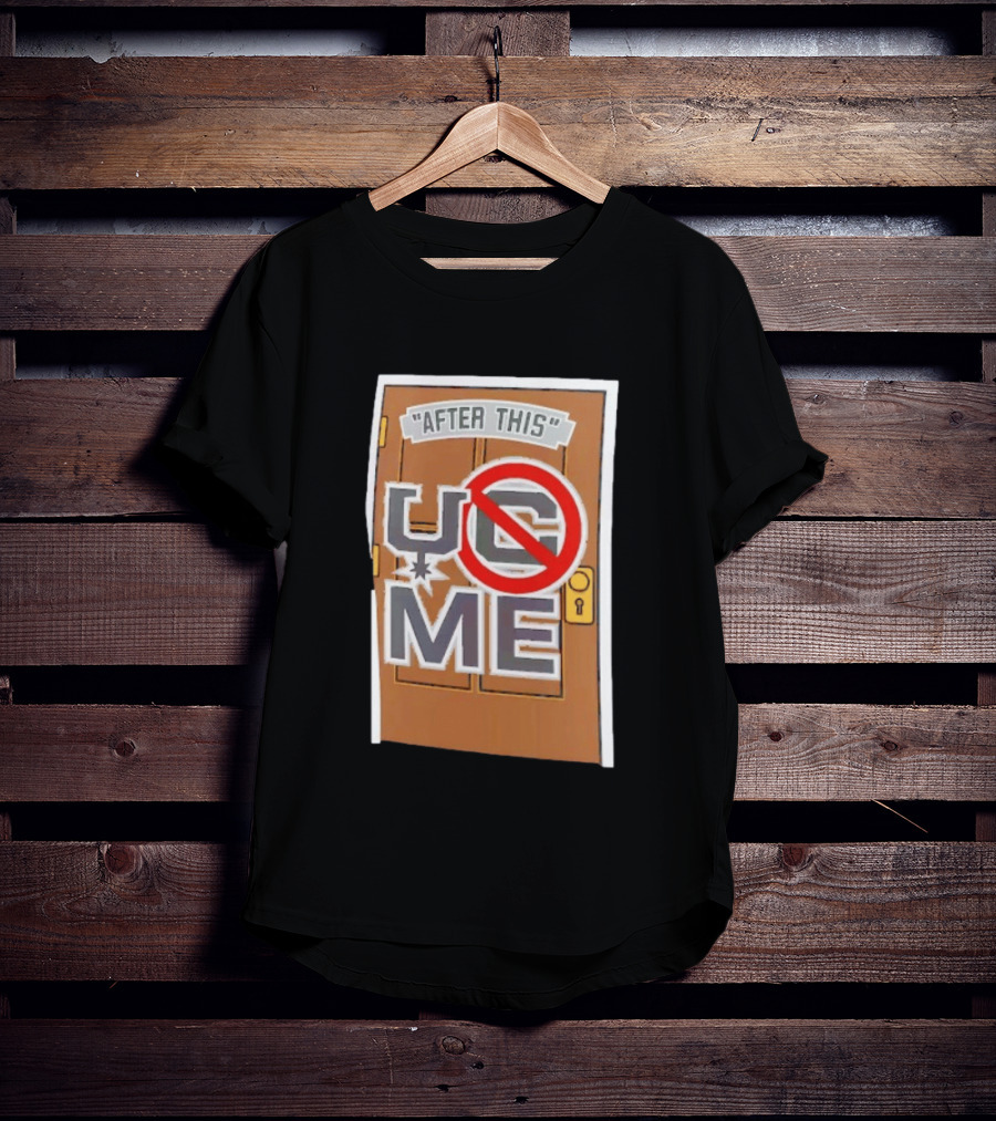 After This UCME Door Graphic John Cena T-Shirt