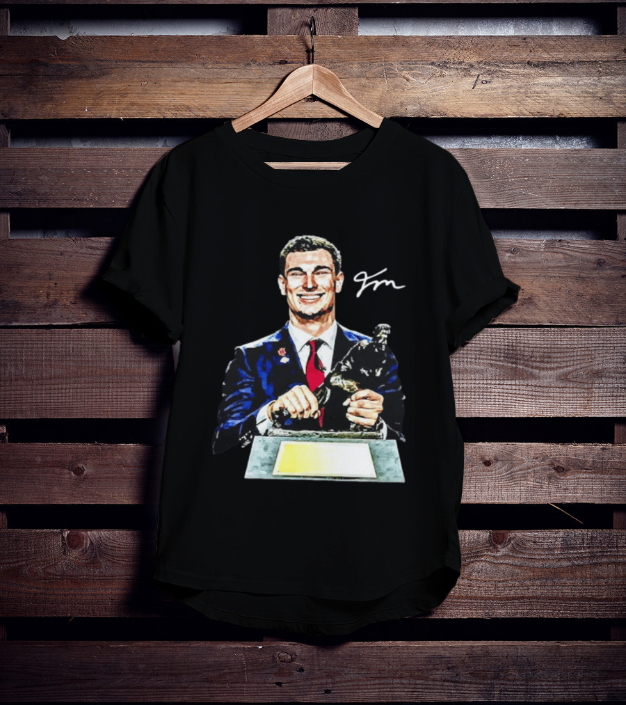 Heismandoza Fernando Mendoza Indiana Hoosiers Autograph Football Star T-Shirt