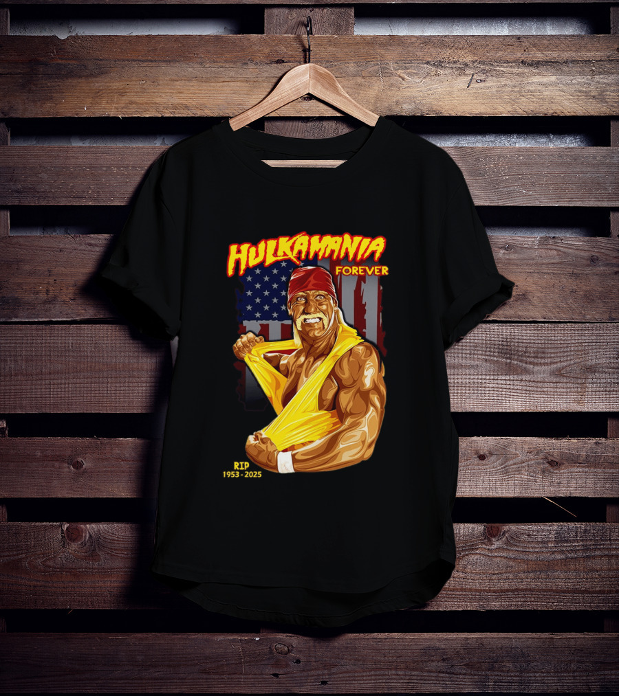 Hulkamania Forever American Icon 1953 2025 T-Shirt