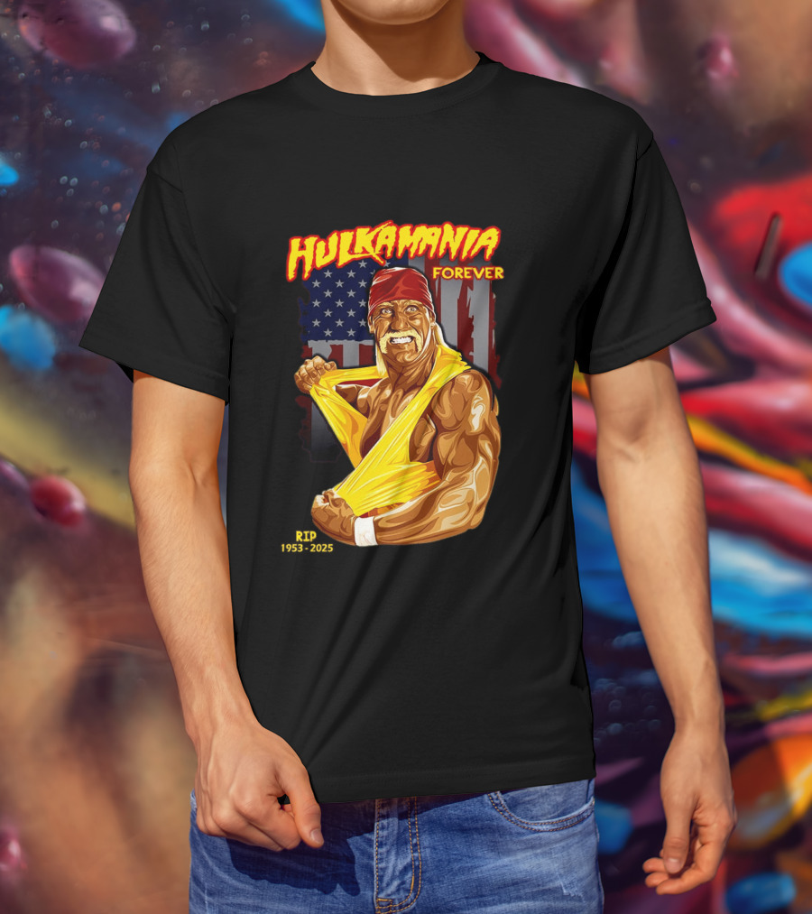 Hulkamania Forever American Icon 1953 2025 T-Shirt