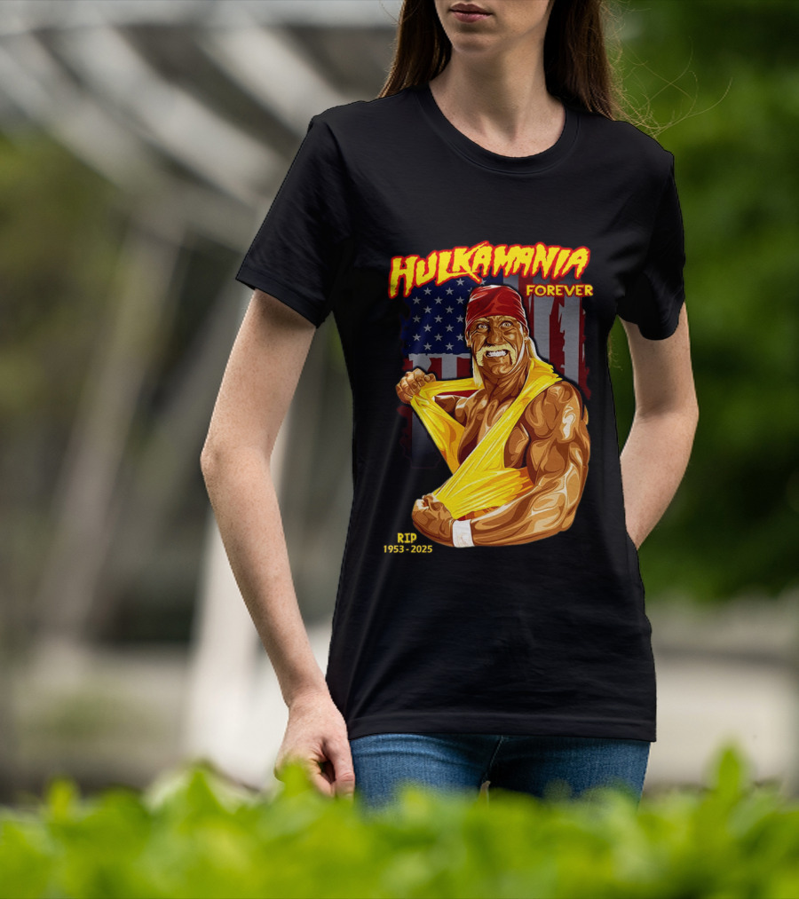 Hulkamania Forever American Icon 1953 2025 T-Shirt
