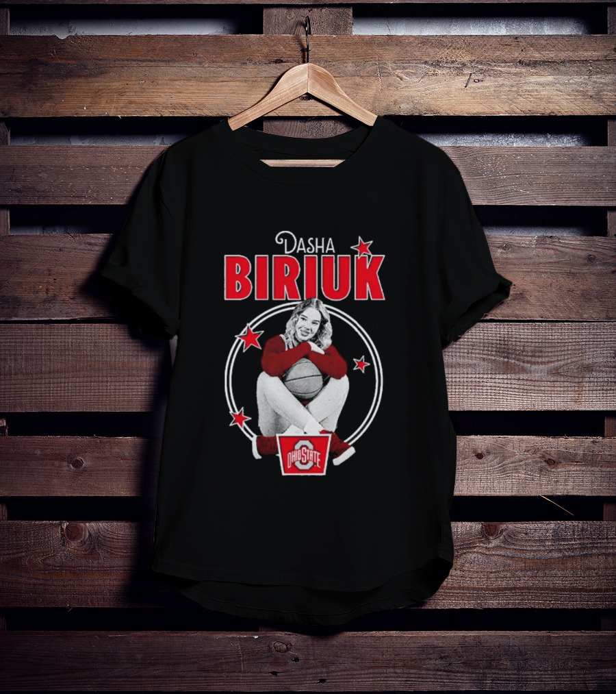 Ohio State Buckeyes Basketball Dasha Biriuk T-Shirt
