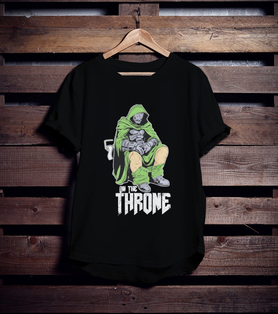 Doctor Doom On The Throne Toilet T-Shirt