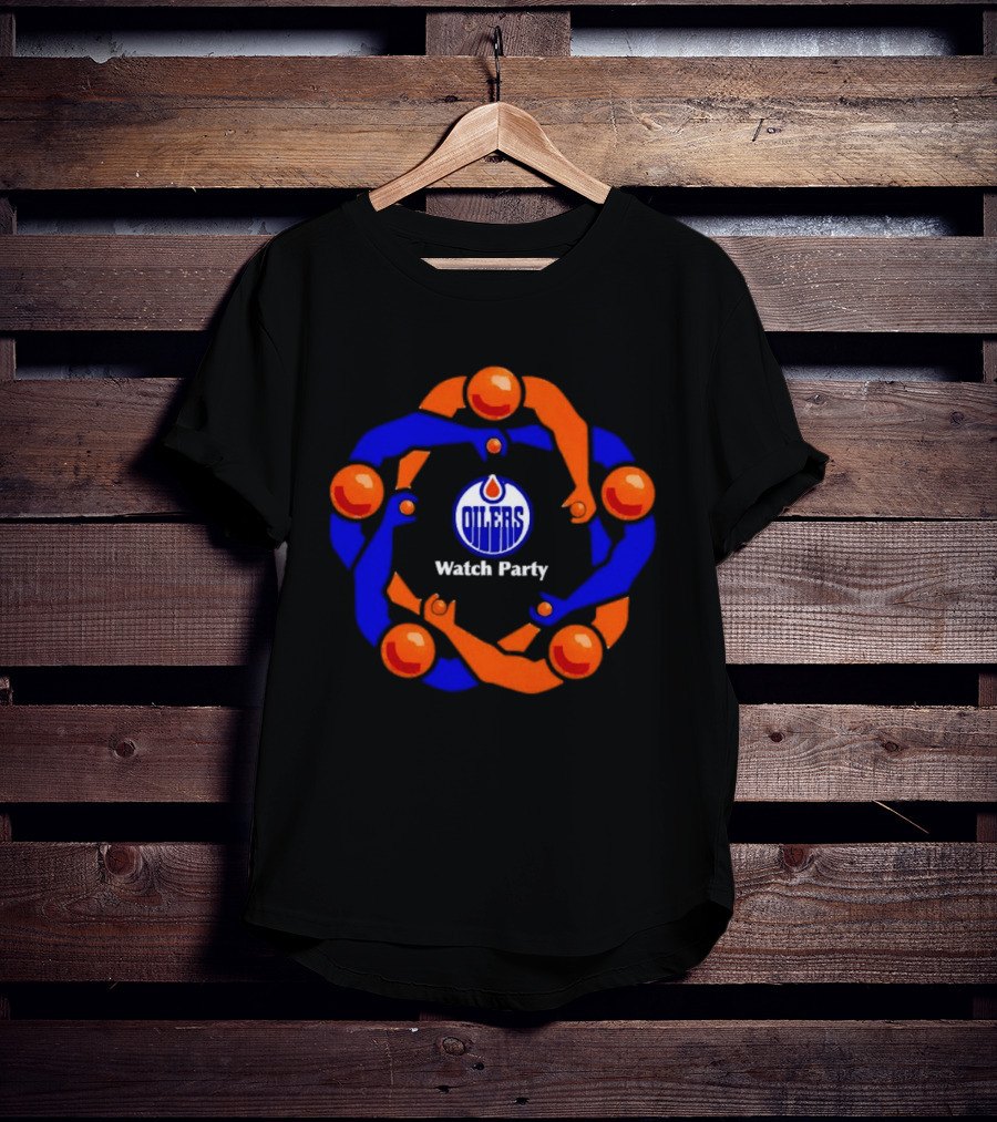 Edmonton Oilers Party Jerk Circle Arena Fans T-Shirt