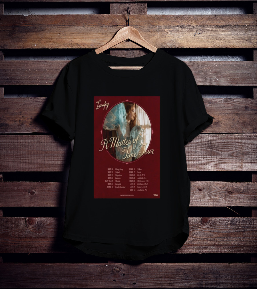 Laufey A Matter Of Time Tour 2026 Dates And Locations T-Shirt