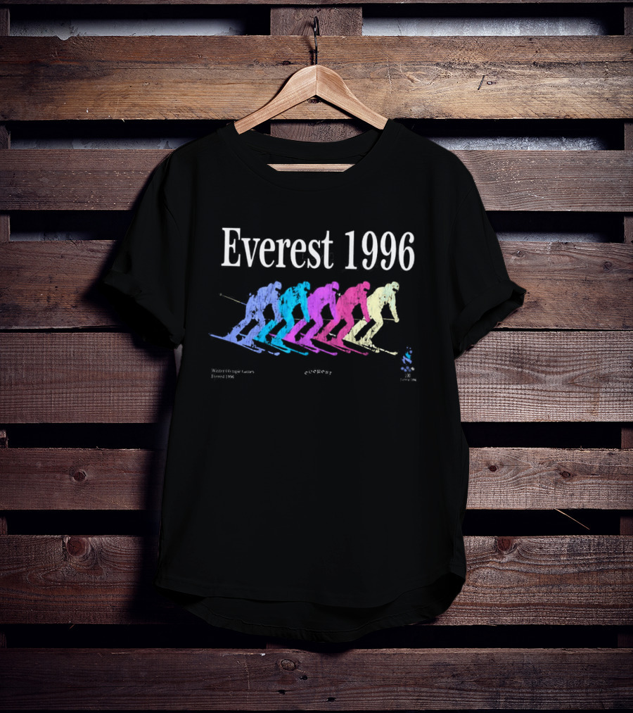 Everest 1996 Michael Beasley Multicolored Skiers T-Shirt