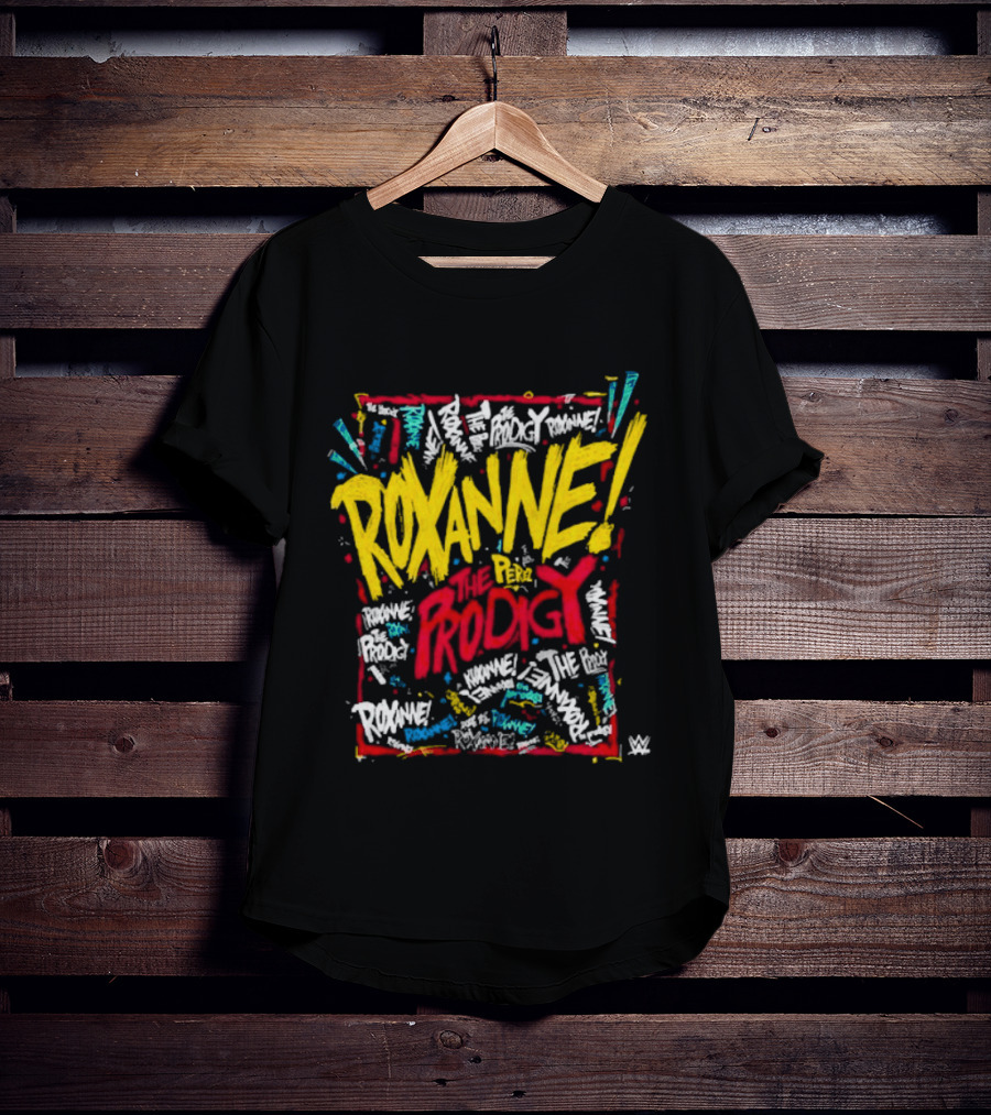 Roxanne Perez The Prodigy WWE Colorful Graffiti T-Shirt