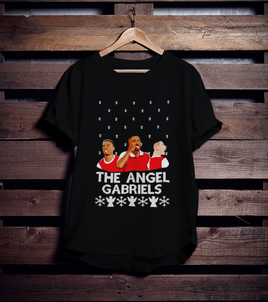 The Angel Gabriels Christmas Soccer Players Snowflakes T-Shirt