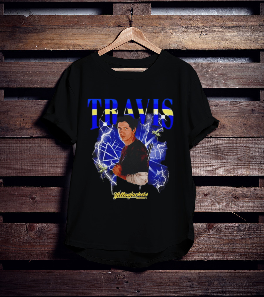 Yellowjackets Travis Martinez Blue Lightning Image T-Shirt