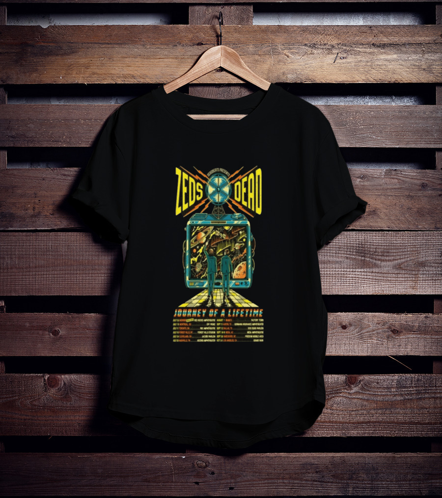 Troncatspresents Zeds Dead Journey Of A Lifetime Tour 2026 Red Rocks Amphitheatre Morrison T-Shirt