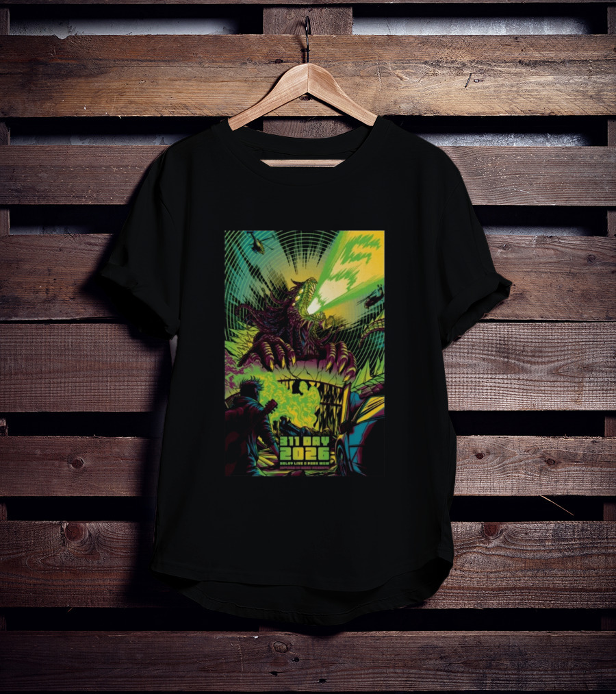 311 Day 2026 Dolby Live At Park MGM Las Vegas NV Alien Monster Art Helicopters T-Shirt