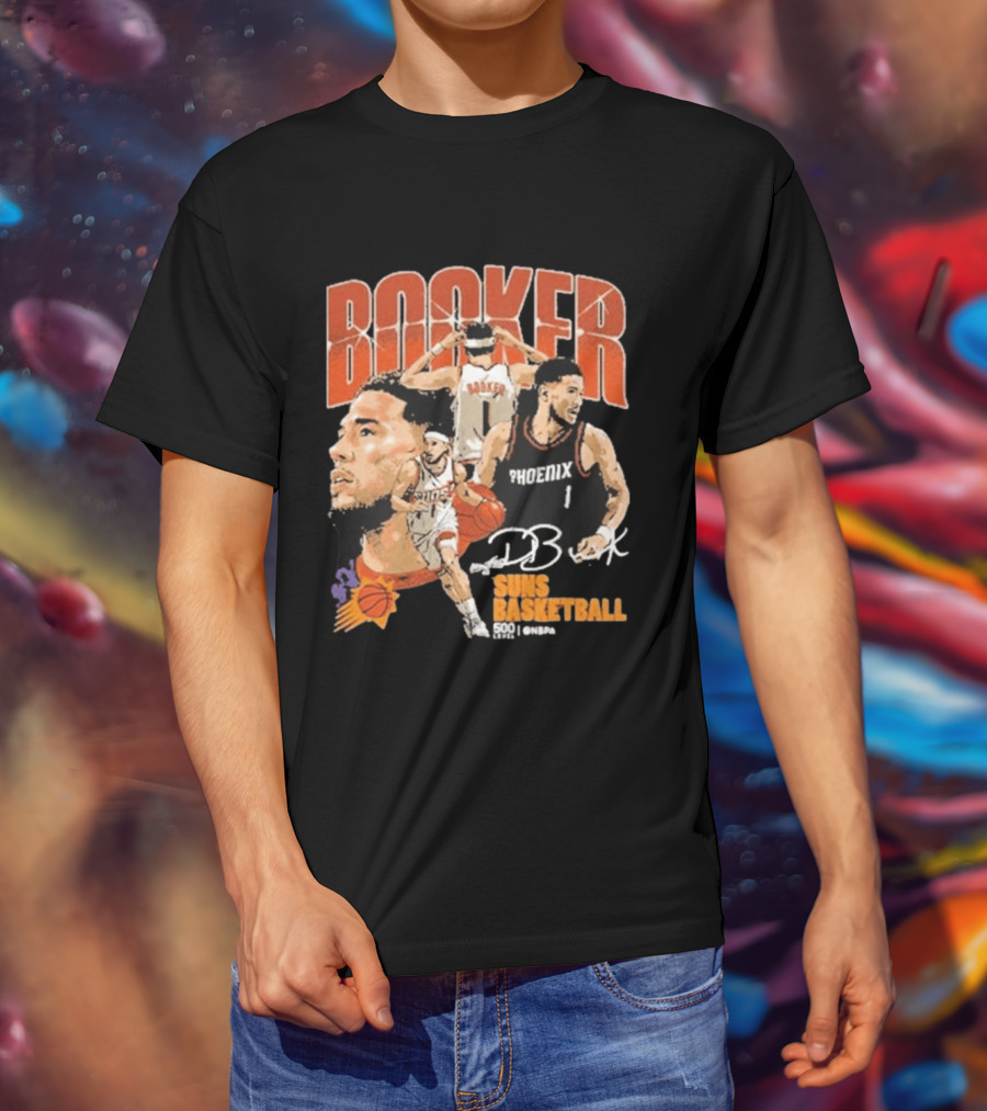 Booker Suns Basketball Phoenix 500 Career Games T-Shirt