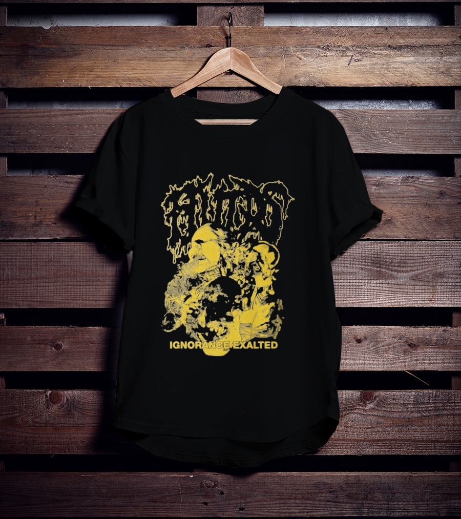 Fluids Ignorance Exalted Abstract Golden T-Shirt