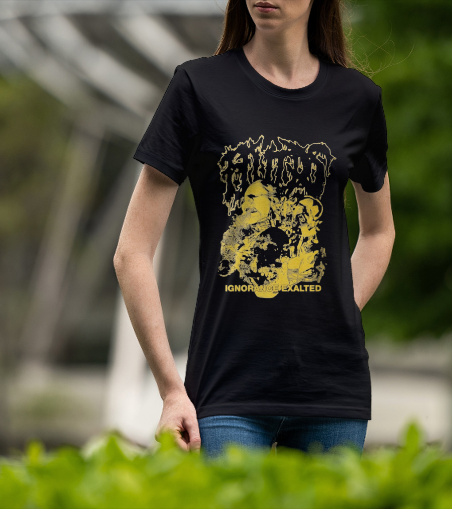 Fluids Ignorance Exalted Abstract Golden T-Shirt