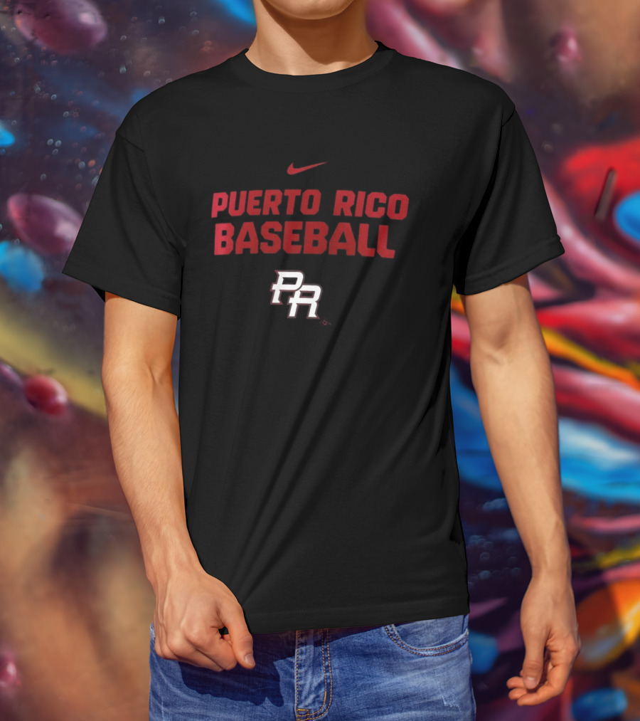 Puerto Rico Baseball 2026 World Baseball Classic PR Nike T-Shirt