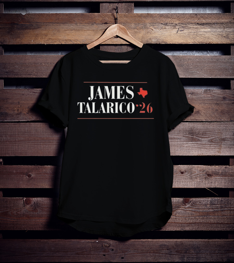 James Talarico 26 Texas Red Map T-Shirt
