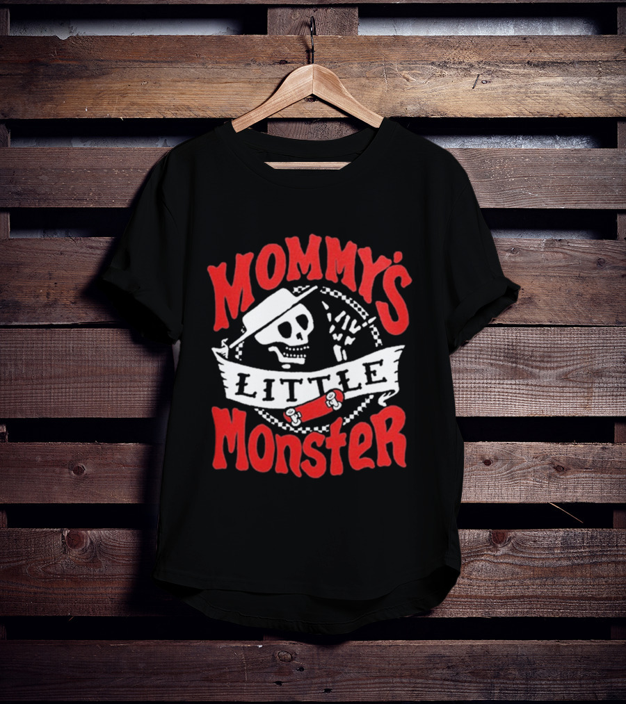 Social Distortion Mommy's Little Monster Skull Skeleton Rockabilly T-Shirt