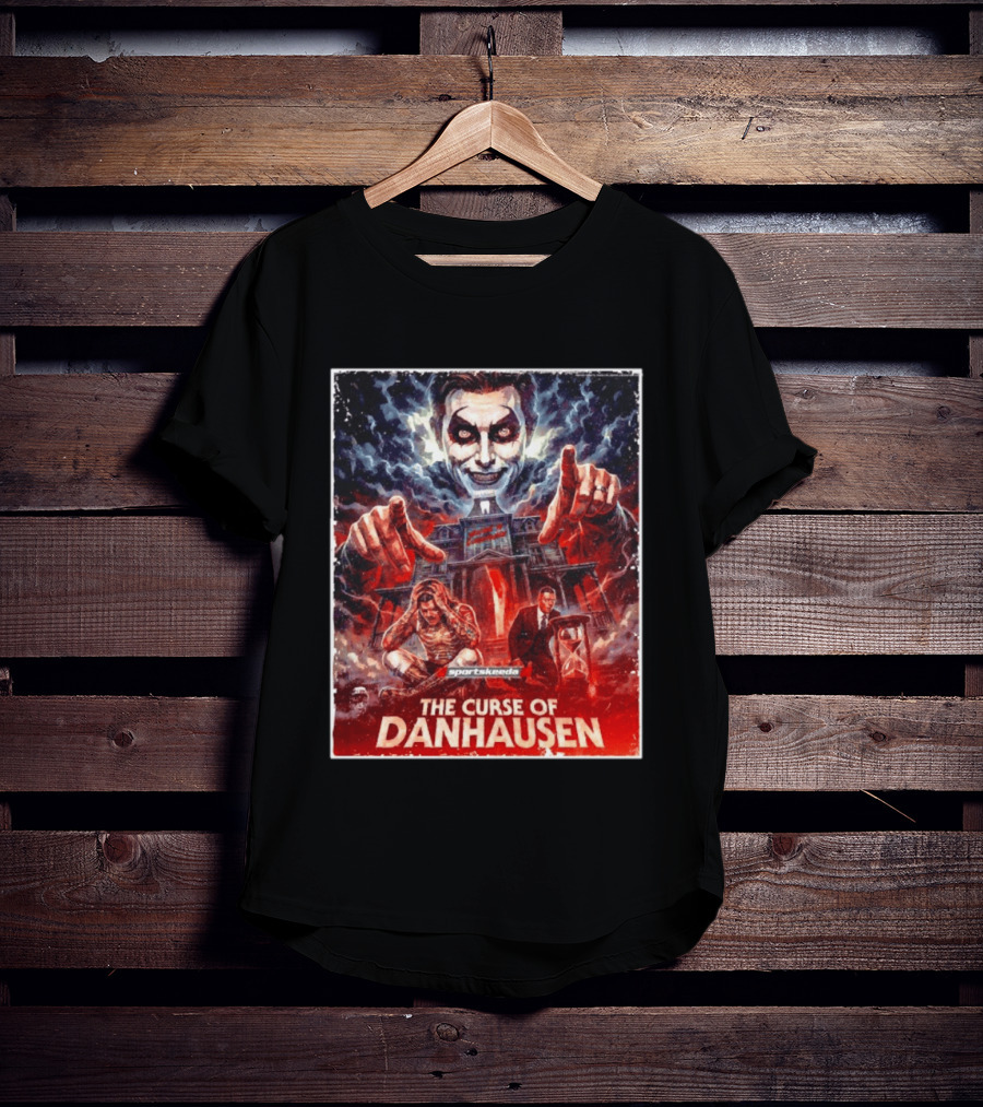 The Curse Of Danhausen Sportskeeda WWE Men For Sale Ships Free T-Shirt
