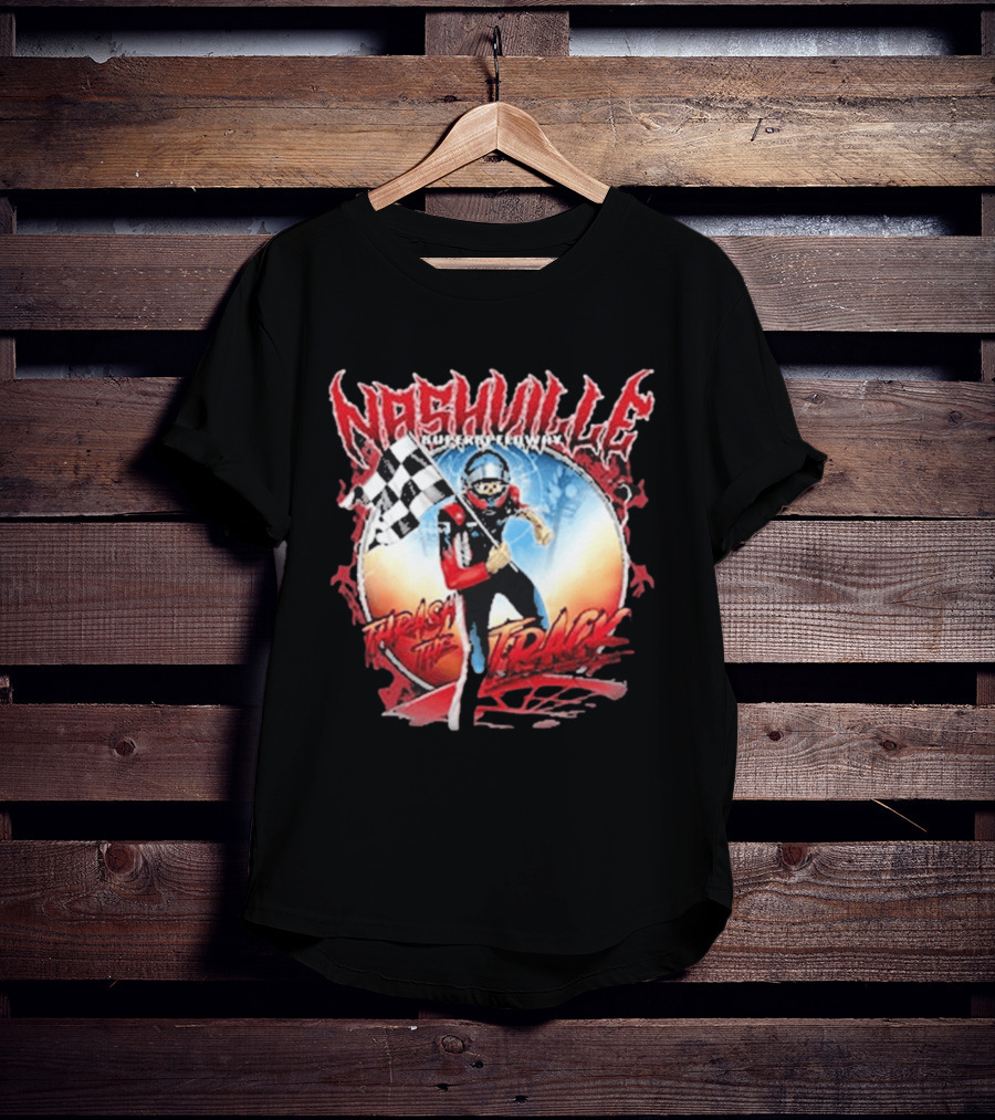 Nashville Superspeedway NSS Thrash The Track Racing Championship T-Shirt