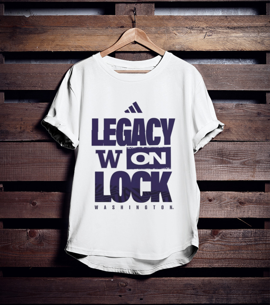 Washington Huskies 2026 March Madness Legacy On Lock T-Shirt