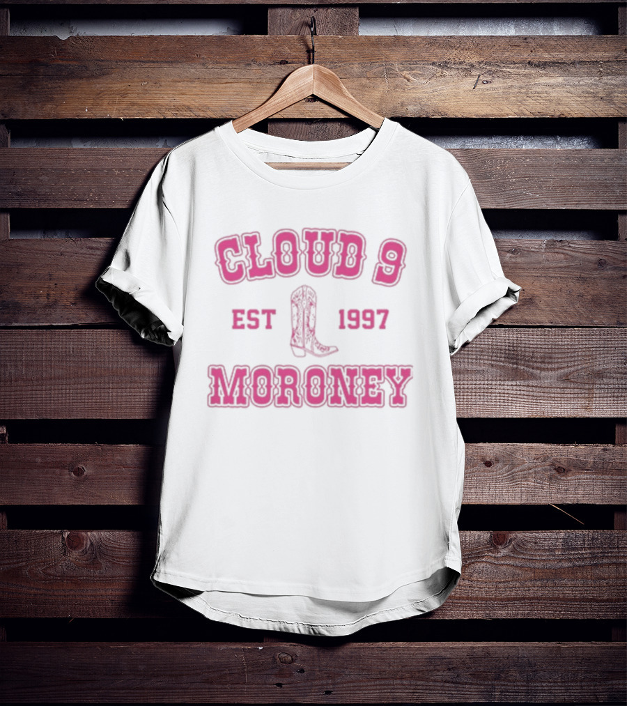 Cloud 9 Est 1997 Moroney Tour Cowboy Boot T-Shirt