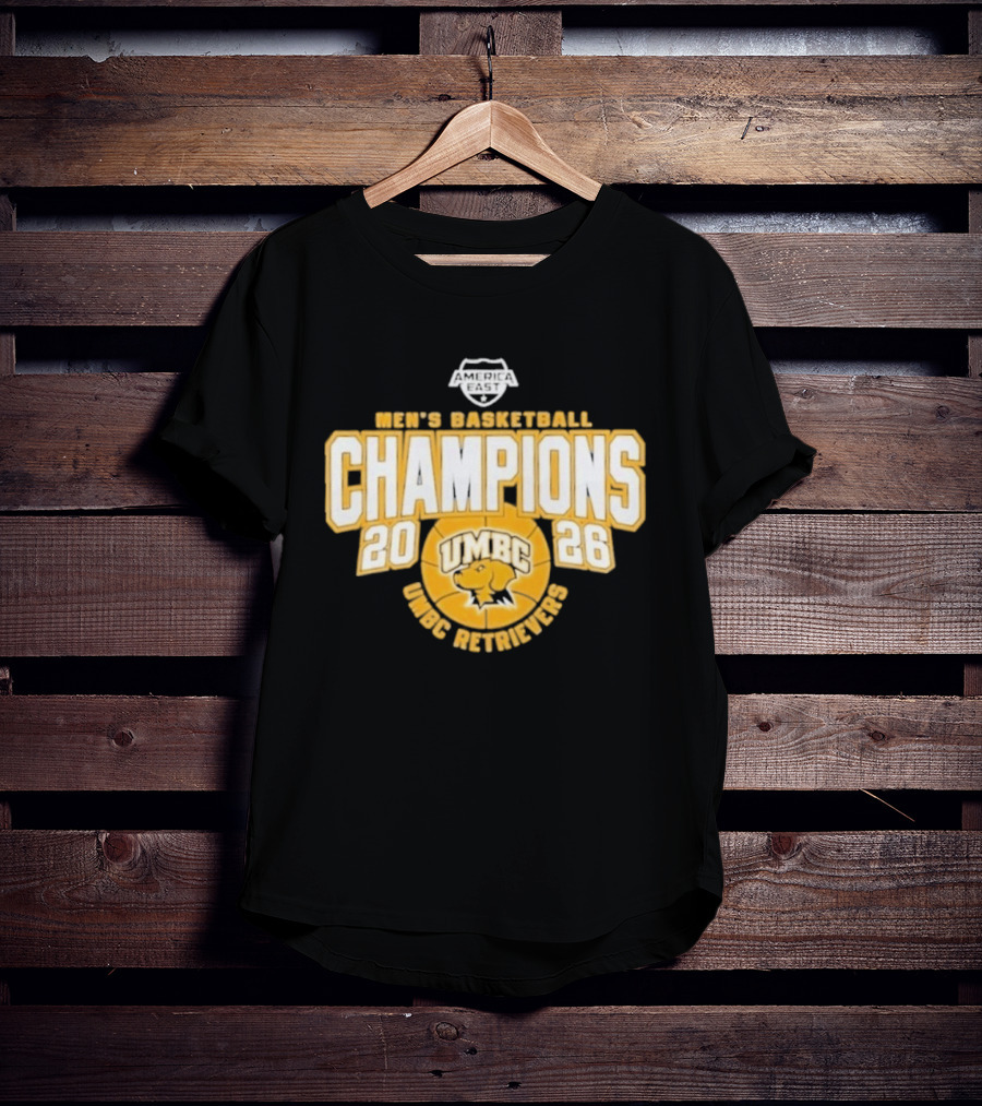 Men's Basketball 2026 Champions UMBC Retrievers America East T-Shirt