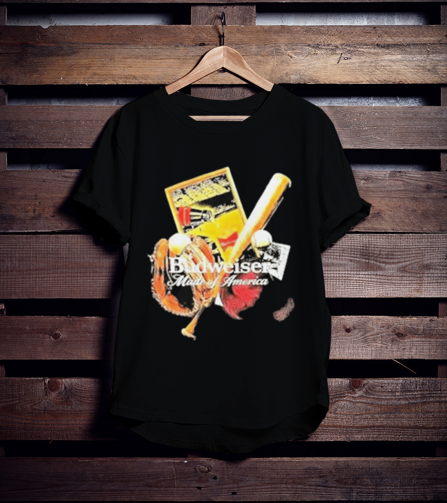 Budweiser Made Of America Baseball Legacy T-Shirt