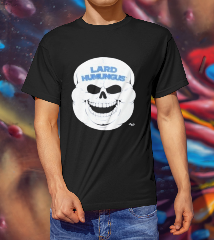 Lard Humungus Skull Graphic 3 16 T-Shirt